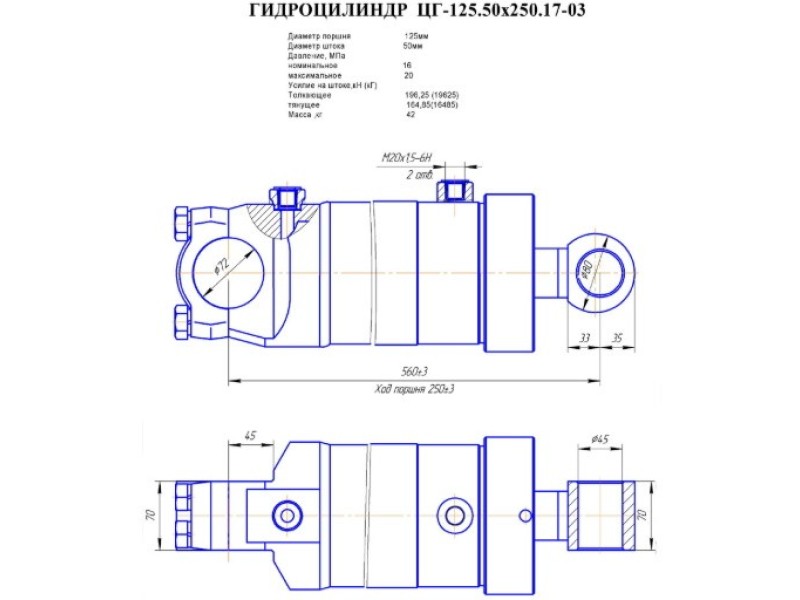 ЦГ-125.50.х250.17-03