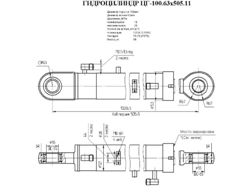 ЦГ-100.63х505.11